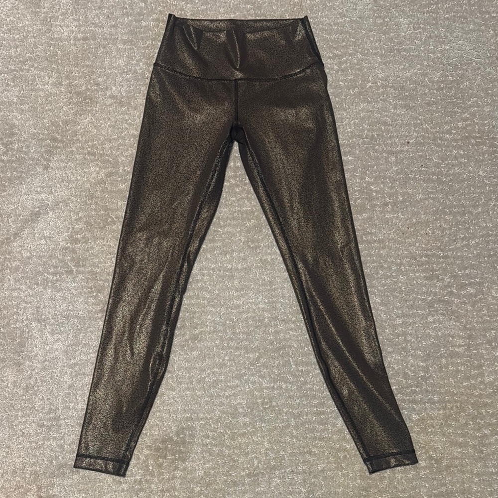 Lululemon Athletica Shimmering Black Leggings